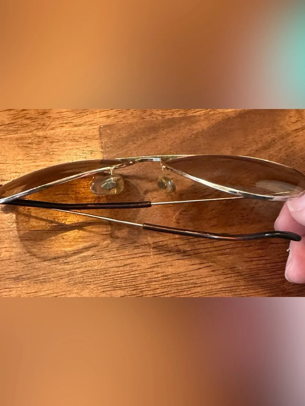 Classic Aviator Sunglasses Gold Frame